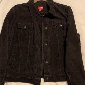 Chocolate brown corduroy jacket